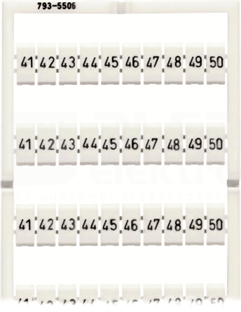 793-5506 (41-50)x10 MATA Z OZNACZNIKAMI WMB
