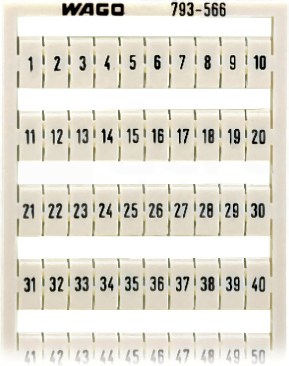 793-566 (1-50)x2 MATA Z OZNACZNIKAMI WMB
