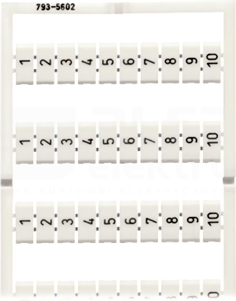 793-5602 (1-10)x10 MATA Z OZNACZNIKAMI WMB