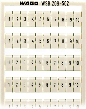 209-502 Oznacznik WSB 1-10