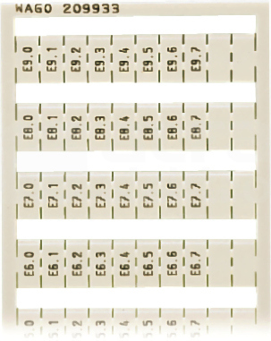 209-933 Ramka z oznacznikami