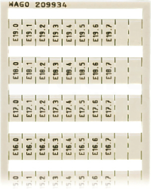 209-934 Ramka z oznacznikami