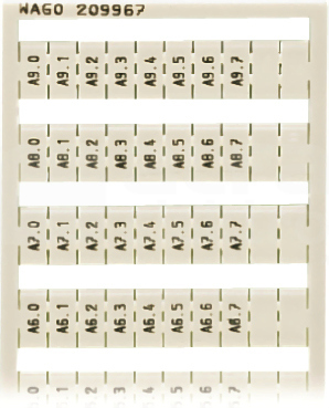 209-967 Ramka z oznacznikami