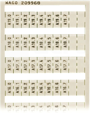 209-968 Ramka z oznacznikami