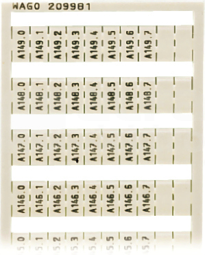 209-981 Ramka z oznacznikami