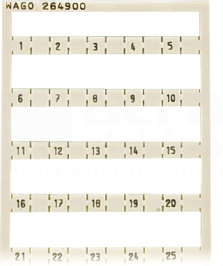 264-900 Oznacznik Mini-WSB 1x1...50