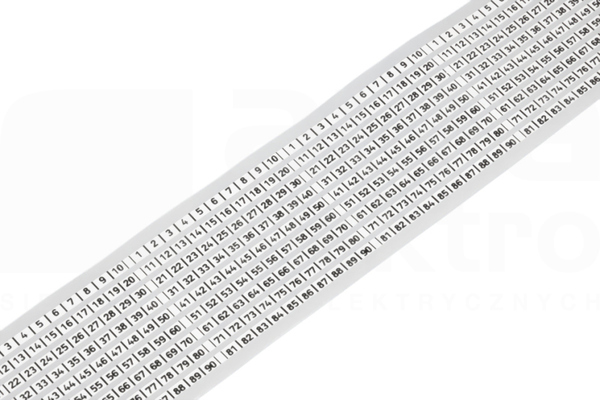 210-832 3mm bez nadruku biały Samoprzylepny pasek oznacznikowy