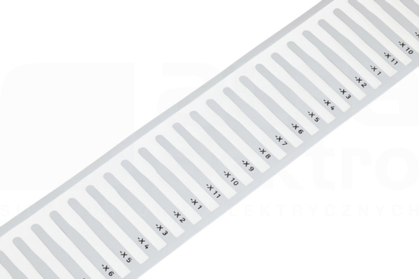 211-811 12x4 (rol/2500szt) Tabliczka do tulejek