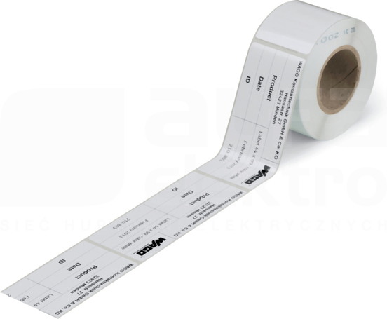 210-803 44x99mm biały (rol/500szt) Etykieta samoprzylepna