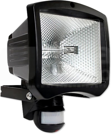 FLC-500-140 czarny Reflektor halogenowy