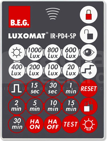 IR-PD4-SP Pilot zdalnego sterowania
