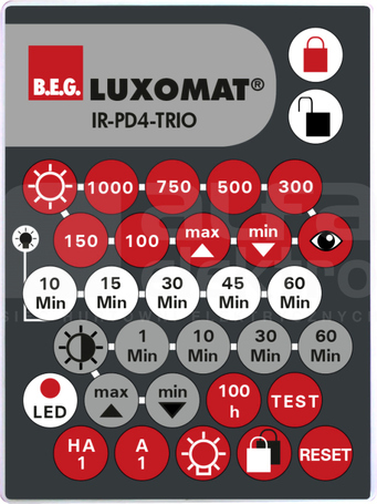 IR-PD4-TRIO Pilot zdalnego sterowania