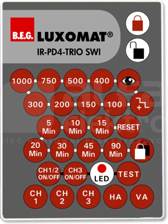 IR-PD4-TRIO SWI Pilot zdalnego sterowania