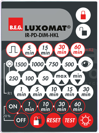 IR-PD-DIM-HKL Pilot zdalnego sterowania