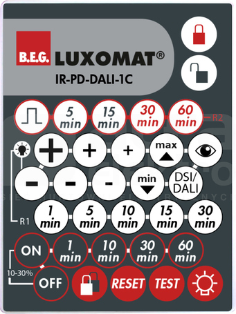 IR-PD-DALI-1C Pilot zdalnego sterowania