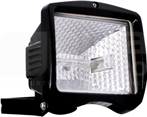 FL 150 czarny Reflektor halogenowy