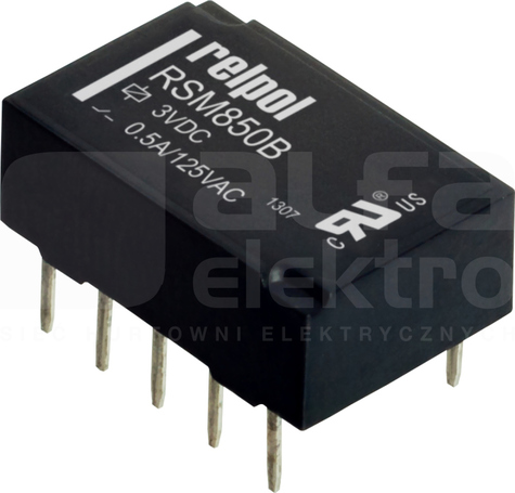 RSM850B-6112-85-1012 2P 12VDC IP64 Przekaźnik subminiaturowy