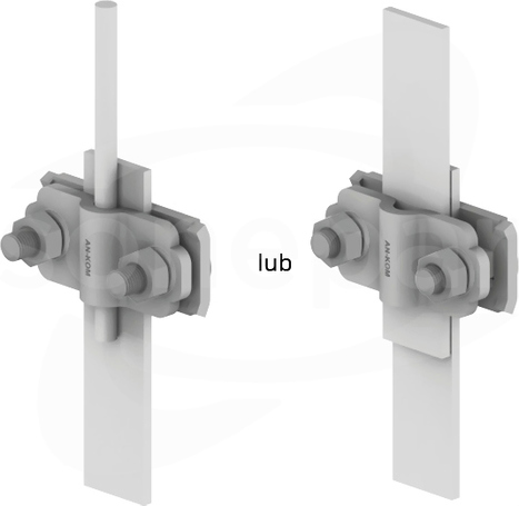 AN-07D/OG/-N 2-śrubowe M10 B=30mm typ 5 Złącze kontrolne