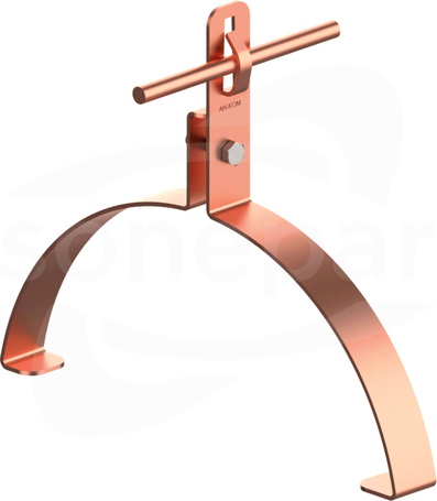 AN-14/CU/ 210mm Z-zagięcie H=13cm Uchwyt gąsiorowy uniwersalny