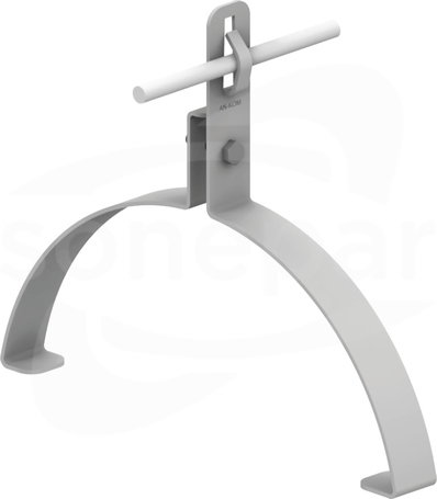 AN-14/OG/ 210mm Z-zagięcie H=13cm Uchwyt gąsiorowy uniwersalny