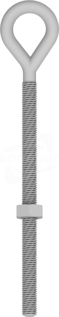 AN-30D/OG/ L=200mm M10 Śruba naciągowa oczkowa