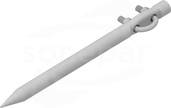 AN-31G/OG/ L=40cm kuty gładki Uchwyt naciągowy wbijany z blokadą