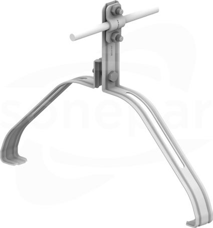 AN-152N/OG/-N Z-śruba WZÓR 38 H=10cm Uchwyt gąsiorowy profilowany