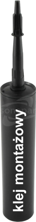 AN-90W-10 290ml grafitowy Klej montazowy elestyczny do blachy