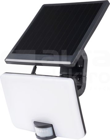 SOLIS LED10W/4000K 1200lm 3000mAh czarny Naświetlacz solarny LED z czujnikiem ruchu