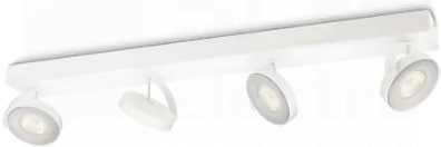 CLOCKWORK 4x4W biały Oprawa LED ścienno-sufitowa