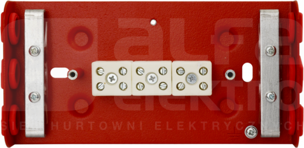 AWOP-625PP przelotowa 6×2,5mm2 Puszka instalacyjna ppoż.