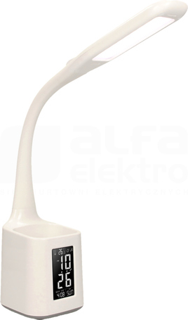 OR-LB-1534 5W 300lm Lampka biurkowa LED z zegarem