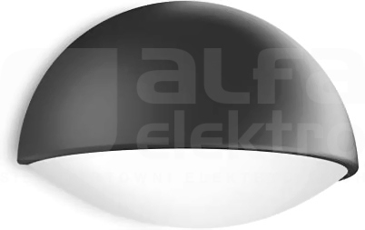 DUST 1x3W 230V 270lm IP44 antracyt Oprawa LED ścienna