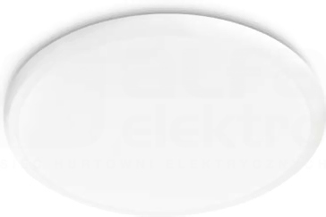 TWIRLY 12W 2700K IP20 biały Oprawa LED sufitowa