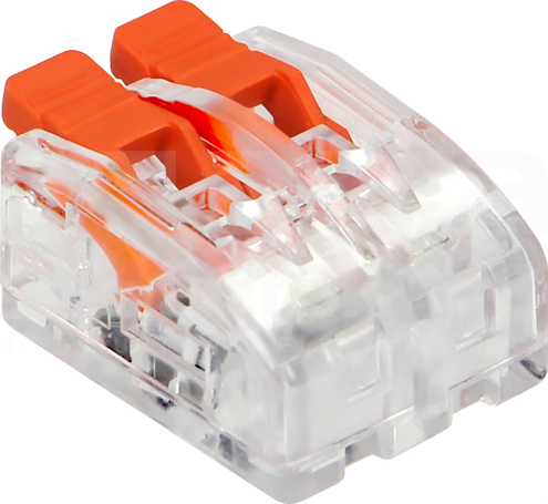 0,2-4,0mm2 (100szt) Złączka instalacyjna 2-przewodowa otwierana