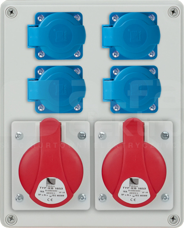 R-BOX 240 2x16A/5P 4xGS Rozdzielnica z tworzywa