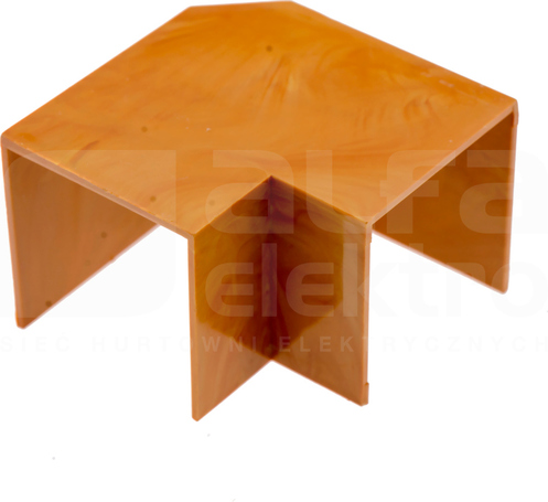 Kolanko 30x25mm j.brąz Kanał kablowy akcesoria