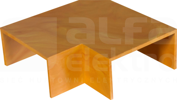 Kolanko 40x20mm j.brąz Kanał kablowy akcesoria