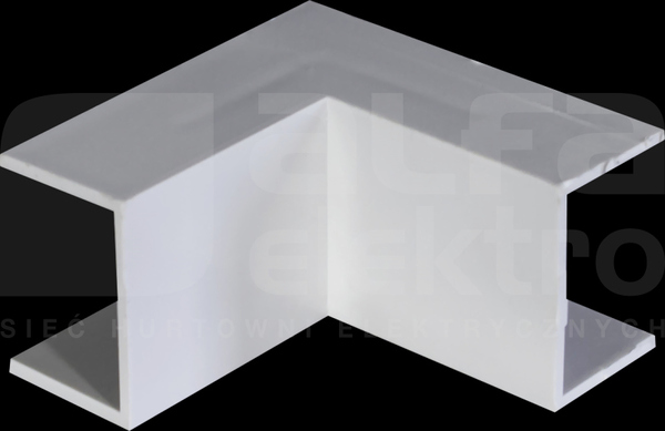 Kolanko wewn.100x40mm biały Kanał kablowy akcesoria