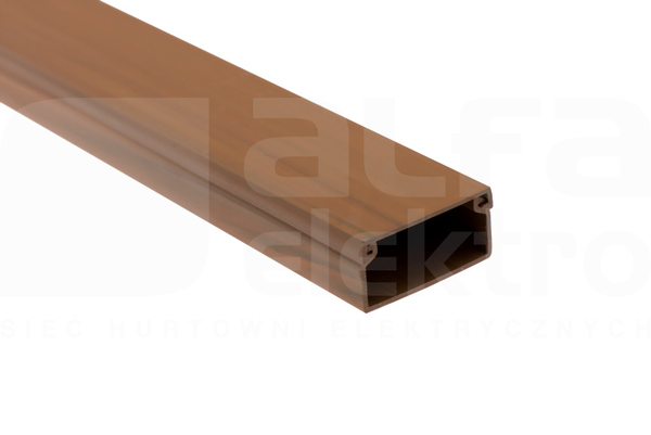 Kanał 30x15mm Kanał kablowy ciemny brąz
