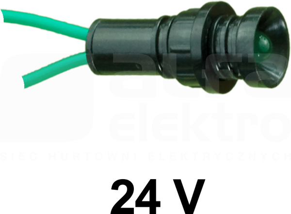 KLP-5/Z zielony 24VAC/DC Lampka LED
