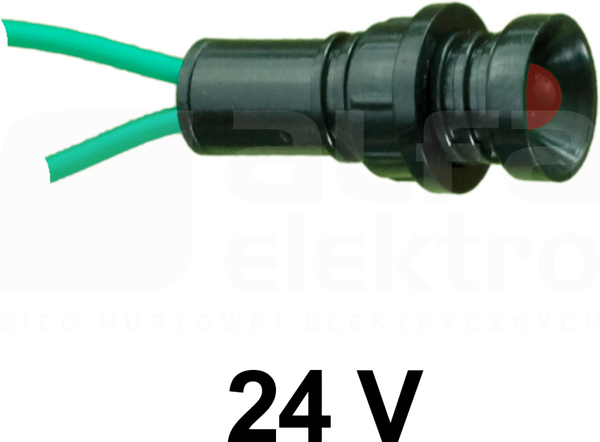 KLP-5/CZ czerwony 24VAC/DC Lampka LED