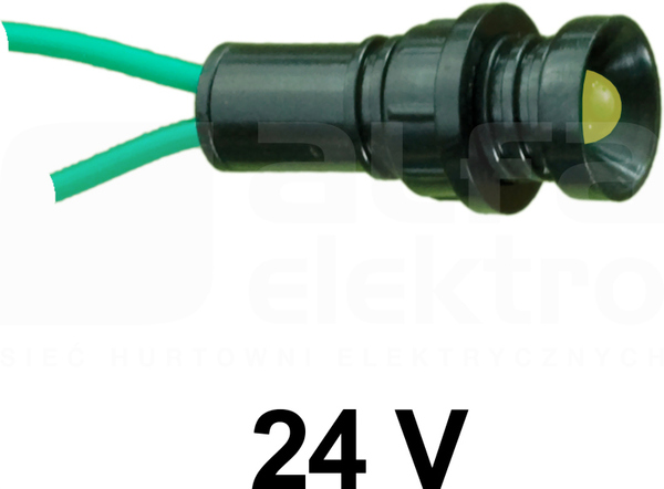 KLP-5/Ż żółty 24VAC/DC Lampka LED