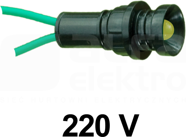 KLP-5/Ż żółty 230V Lampka LED