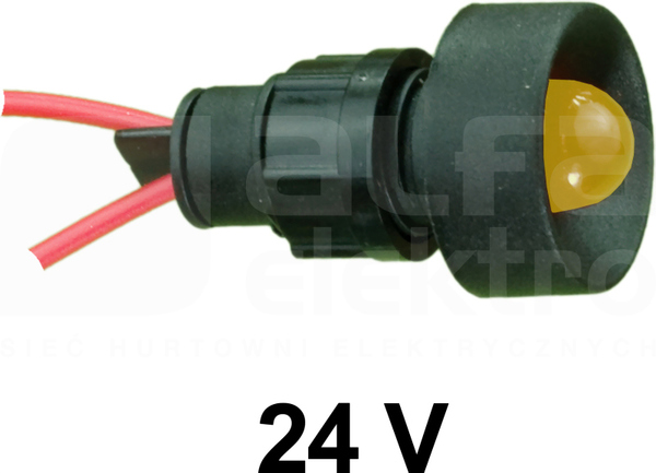 KLP-10/Ż żółty 24V Lampka LED