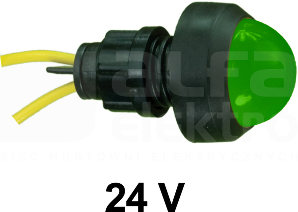 KLP-20/Z zielony 24VAC/DC Lampka LED