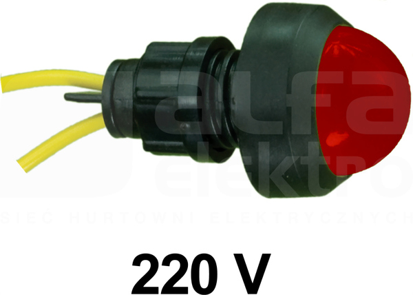 KLP-20/CZ czerwony 230V Lampka LED
