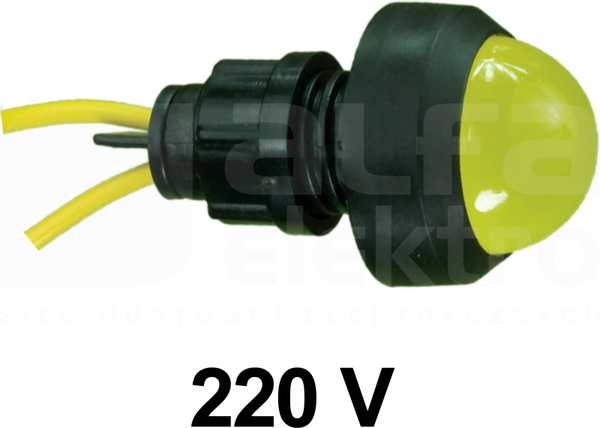 KLP-20/Ż żółty 230V Lampka LED