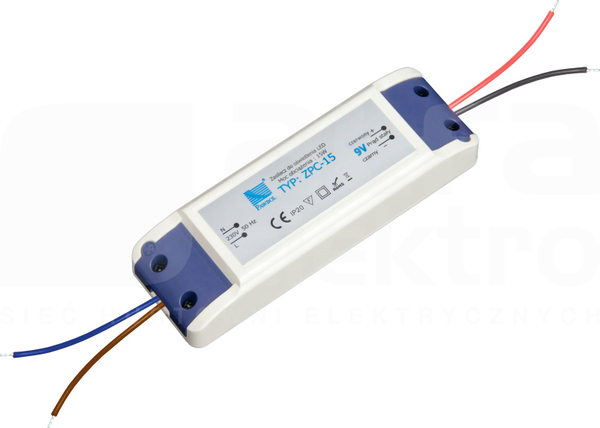 ZPC-15 15W/9V Zasilacz LED