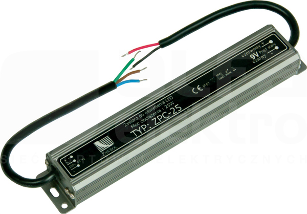 ZPC-25 25W/9V Zasilacz LED